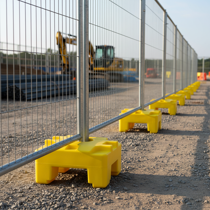 Dim Gray Heavy Duty Water-Filled Ballast Block - 40kg for Fence Stability