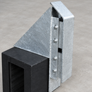 Dock Protection Buffer with Steel Plate 960 x 590 x 200mm Black