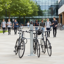 Light Gray Heavy Duty Galvanised Cycle Holder for Two Bicycles