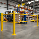 Professional Ready-Made GRP Key Clamp Post with 1100mm Height and 550mm Rail Centres for Quick Installation