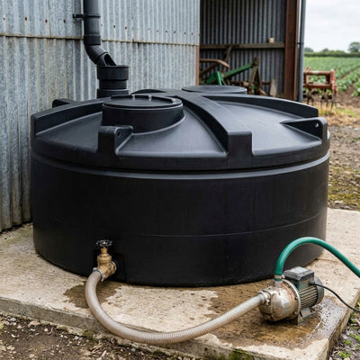 5000L Low Profile Non-Potable Water Tank, 2" BSP Outlet