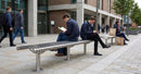 1820mm stainless steel bench with tubular frame