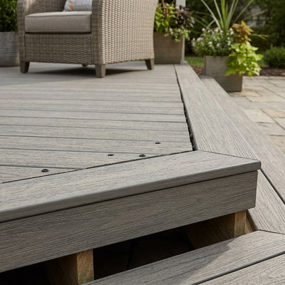 Composite Solid Edge Board 3.6m Antique Finish