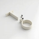 Adjustable Aluminium Pipe Clip 63mm Diameter — RAL 9010