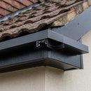 Aluminium Coping Angles 90° – Secret Fix Polyester Powder Coated — Textured Black (in use)