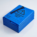 Blue Hazardous Waste Bags with Ties – 46 × 90cm, Pack of 100 (view 2)
