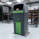 100 Litre Recycling Bin with Hooded Lid MDPE