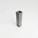 72x72mm Aluminium Gutter Outlet Spigot Extender — RAL 7037