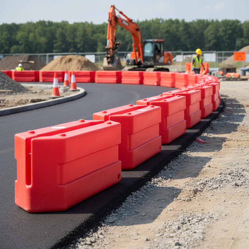 Dim Gray Premium Mini Water-Filled Fence Block for Secure Fencing