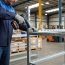 Dark Slate Gray Premium Galvanised Steel Slotted Angle 35.5 x 35.5 x 1.5mm x 1m