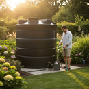 Dark Olive Green Premium Insulated 10,000 Litre Non-Potable Water Tank for Harsh Conditions