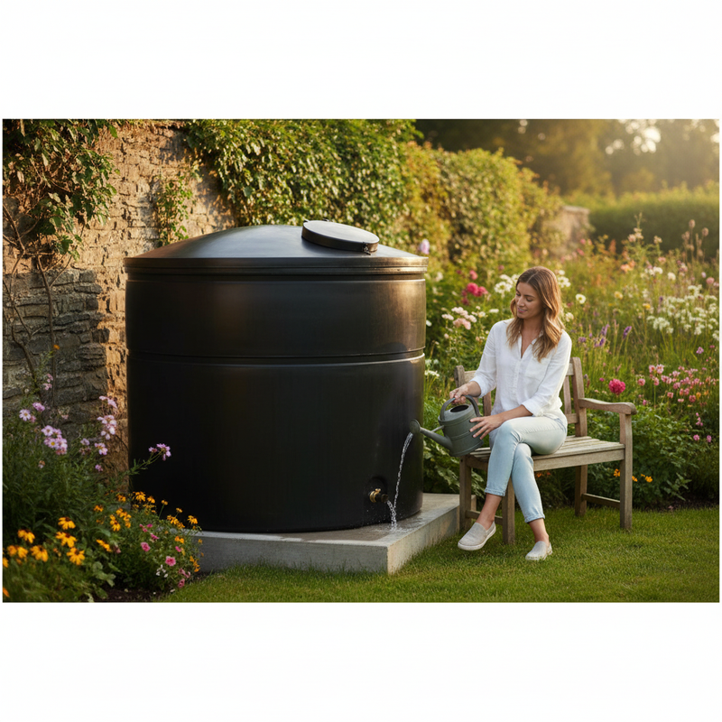 Dark Slate Gray 6000 Litres Heavy Duty Potable Water Tank - Industrial Grade