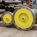 DN 150 Full Face Flange Protector – 280mm OD, Yellow LDPE