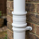 Down Pipe Connector Double Socket 68mm Arctic White
