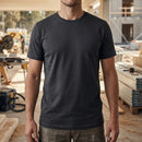 Steel Grey Slim Fit Cotton Tee