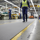 Dark Gray 4mm Heavy Duty Non-Slip Floor Sheet - Grey for Safety