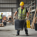 Dim Gray Heavy Duty Flexible Tub 26L - Tough & Eco-Friendly