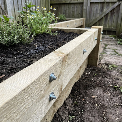 Treated Softwood Rail 3.60m x 125mm x 50mm
