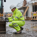 Rosy Brown High-Visibility Waterproof Breathable Trousers - Premium Saturn Yellow
