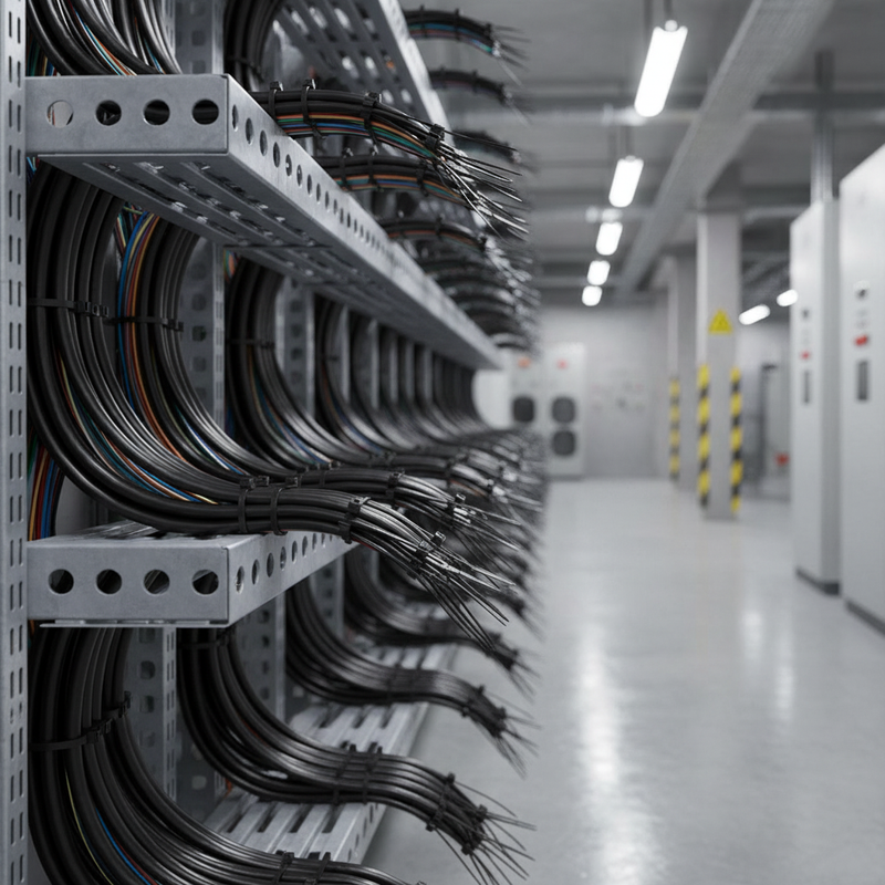 Dark Slate Gray Heavy Duty Nylon Cable Ties 800mm x 7.6mm (Pack of 100)