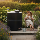 Dark Slate Gray Premium 2500 Litre Cylindrical Non-potable Water Storage Tank