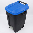 100 Litre Pedal Wheelie Bin with Colour-Coded Lid (view 2)
