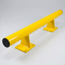 200 x 1000mm raised collision protection bar, yellow (view 2)
