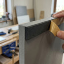 Black Expanded EPDM Foam Strip 40x6mm, Self Adhesive - 10m Roll (view 2)