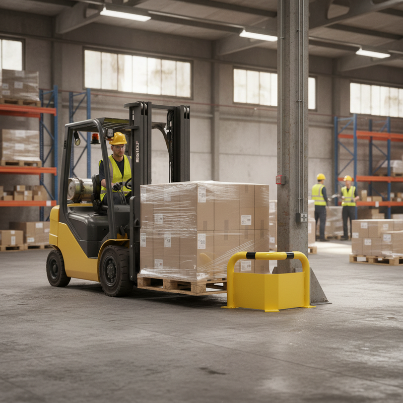 Dim Gray Premium Corner Protection Guard with Under-Run Protection