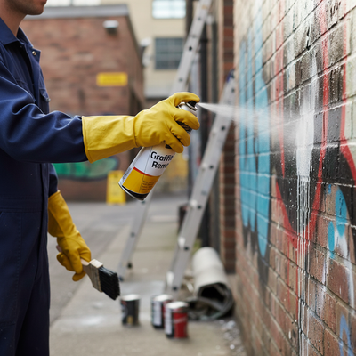 Premium Graffiti Remover Aerosol 500ml - Fast Acting & Surface Safe