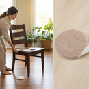 Premium Heavy Duty 50mm Round Self-Adhesive Furniture Felt Pads - Pack of 4 for Floor Protection