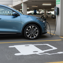 Dim Gray Premium Thermoplastic EV Charging Point Symbol for Easy Application