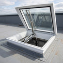 Double Glazed Glass AOV Access Hatch 300mm Upstand