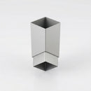 Flush Joint Aluminium Downpipe 72×72mm × 3m — RAL 9006