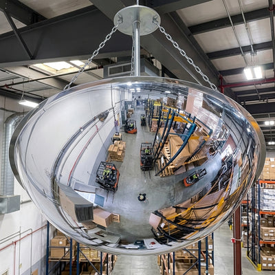 660mm Diameter PMMA Half-Sphere 360° Industrial Safety Dome Mirror