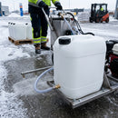 360 litre liquid de-icer, 20% brine solution, half pallet