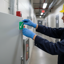 Light Slate Gray Premium Tick Fire Safety Sign - Universal Compliance Indicator