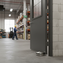 Premium Heavy Duty Door Weight with Rubber Buffer Ring - 10cm Diameter and 1.2kg for Secure Door Holding