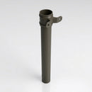 Aluminium Downpipe Length Eared Socket 63mm Dia x 3m — RAL 7022
