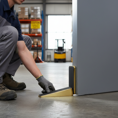 Premium Heavy-Duty Non-Slip Door Stopper Wedge for Secure Door Holding on Various Surfaces