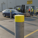 Dim Gray Premium Hi-Vis Yellow Rubber Cap for Bollard Models 06, 07, 08 & 09 - Durable and Reliable Protection