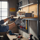 Dark Slate Gray Premium Twin Slot Bracket - Adjustable Steel Shelf Support