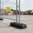 Light Gray Heavy Duty Rubber Block Fencing Feet for Temporary Fencing