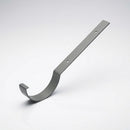 Half Round Aluminium Gutter Top Rafter Bracket 125mm — RAL 7037