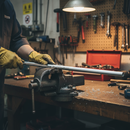 Dark Slate Gray Premium Anodised Aluminium Round Bar 10 x 1mm - 1m Length