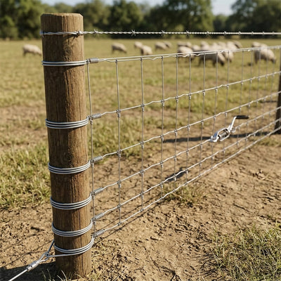 Galvanised Hinge Joint Stock Net 100m, C8/80/15