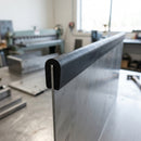U-Profile Rubber Edge Protector 12x7.6mm for 1-2mm Panels - 1m EPDM