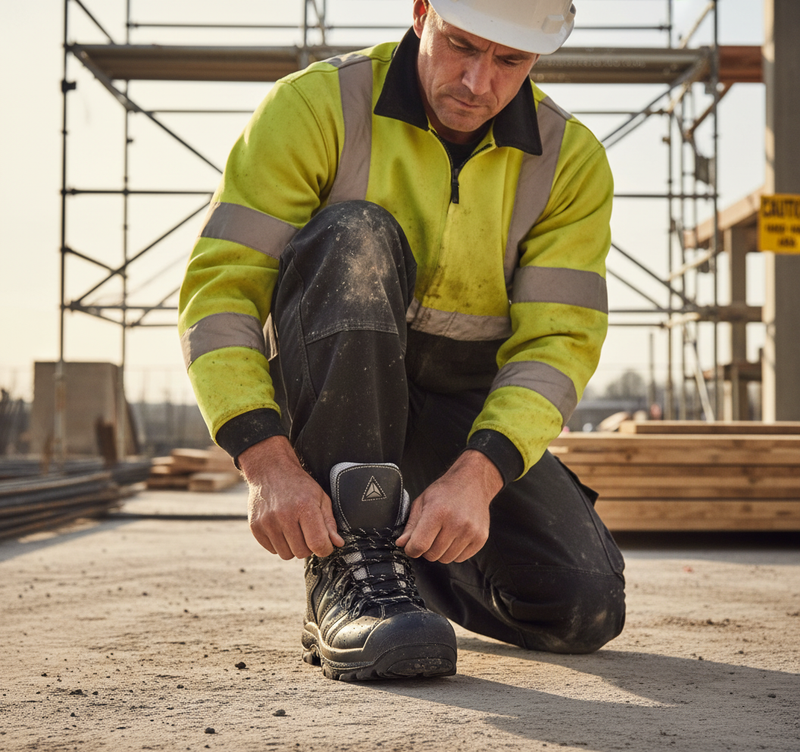 Tan Premium Waterproof Buffalo Leather Safety Work Boots - S3 SRC Compliant