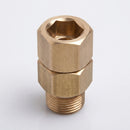 3/8" BSP Male x Female Brass Swivel Coupling, 280 Bar (view 2)