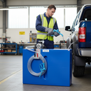 Dark Slate Blue 280 Litre Mobile Heavy Duty Transfer Tank for Urea Storage